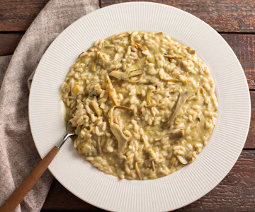 Artichoke risotto