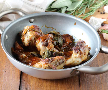 Rabbit in the pan