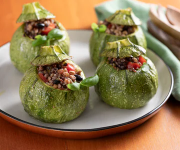 Stuffed Round Zucchini