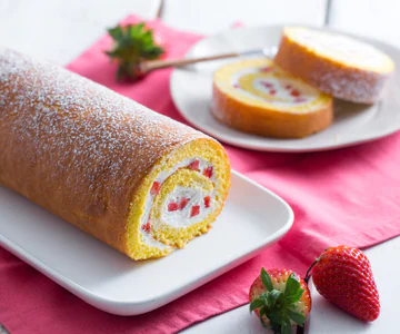 Strawberry and Cream Roll