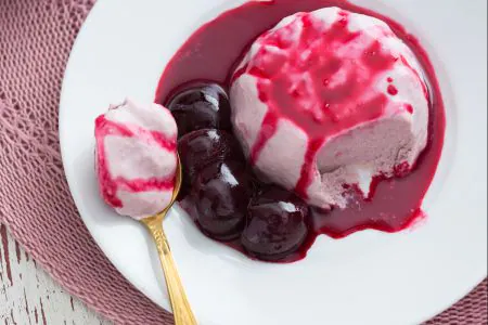 Cherry Bavarois