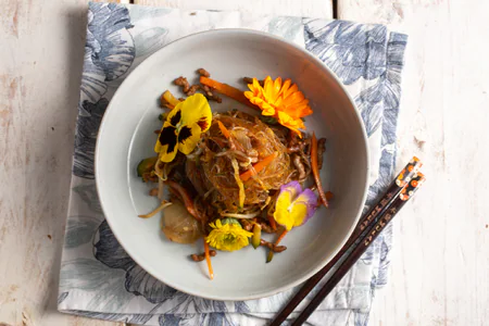 Stir-fried Soy Spaghetti