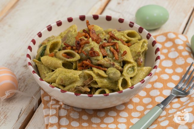 Pasta alla vignarola - Italian recipes by GialloZafferano