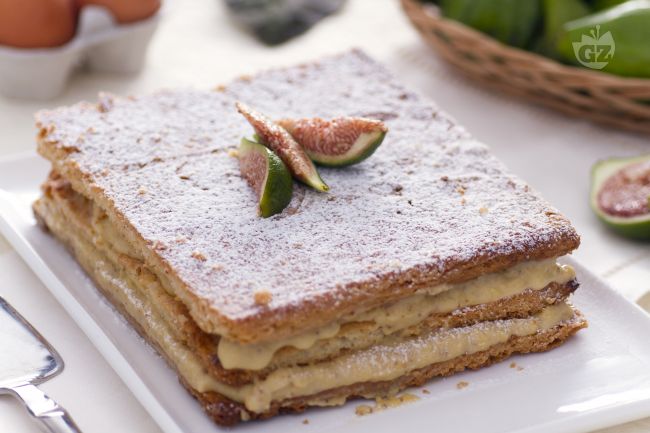 Fig Millefeuille - Italian recipes by GialloZafferano