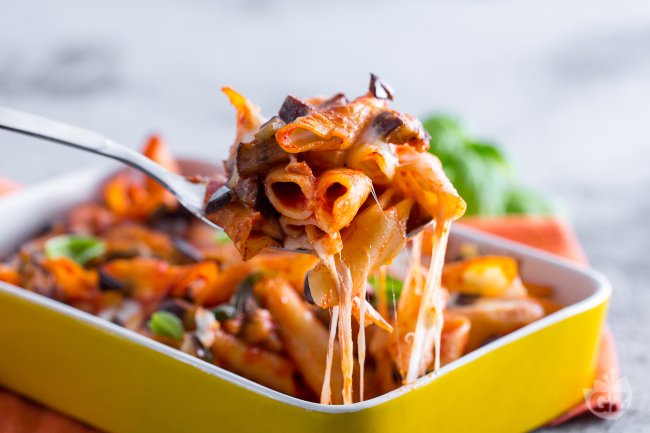 Baked Pasta with Eggplants - Italian recipes by GialloZafferano