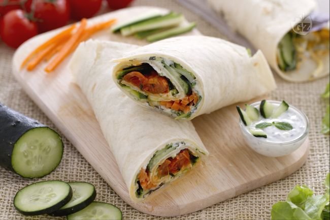 Veggie wrap - Italian recipes by GialloZafferano