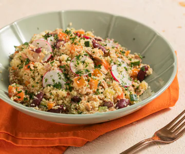 Couscous with Vegetables and Tuna