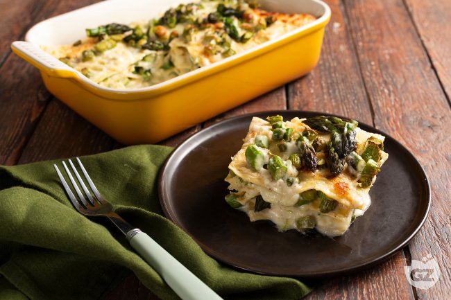 Asparagus Lasagna - Italian recipes by GialloZafferano