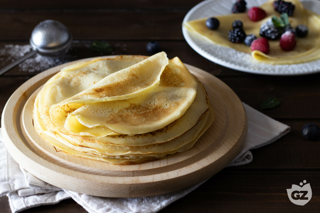 Crepe without butter - Italian recipes by GialloZafferano