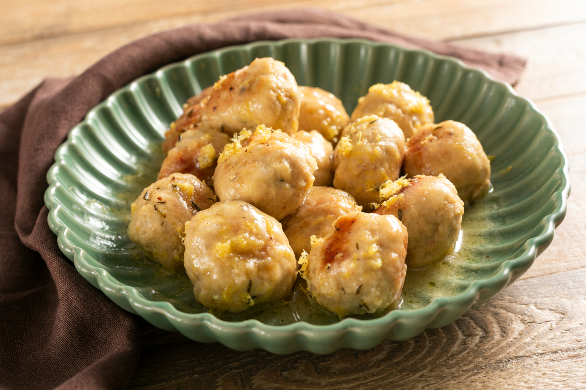 Lemon turkey meatballs