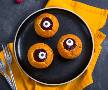 Spooky Bull's Eye Muffins