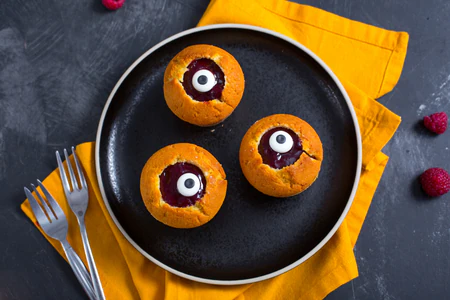 Spooky Bull's Eye Muffins