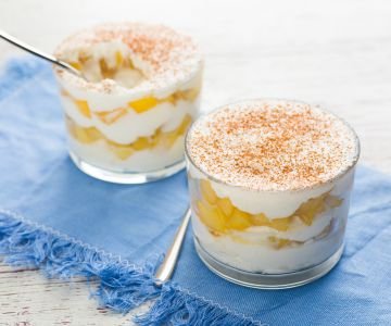 Ricotta Mousse with Apples and Cinnamon