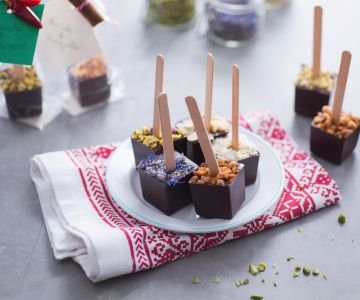 Hot chocolate on a stick