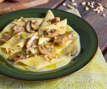Creamy Potato and Mushroom Pasta