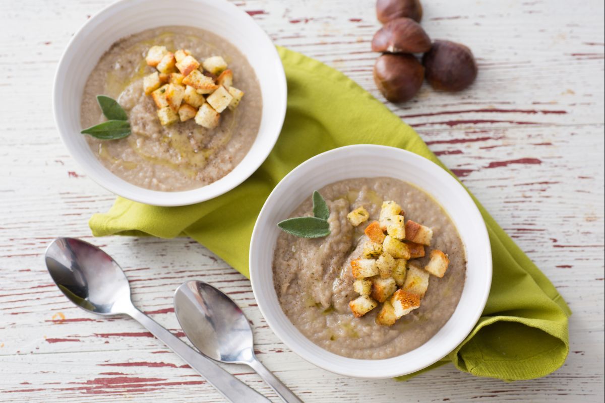 Leek and Chestnut Cream