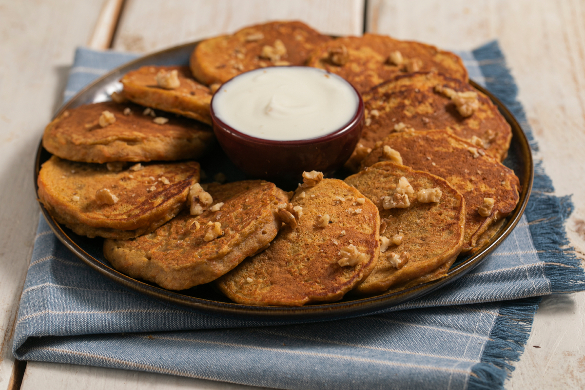 Banana and Carrot Pancakes