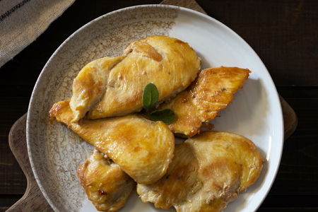 Pan-fried chicken breast