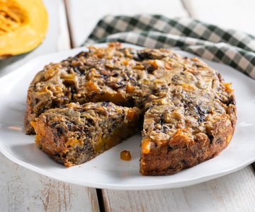 Savory Pumpkin and Radicchio Tart