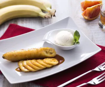 Bananas flambé