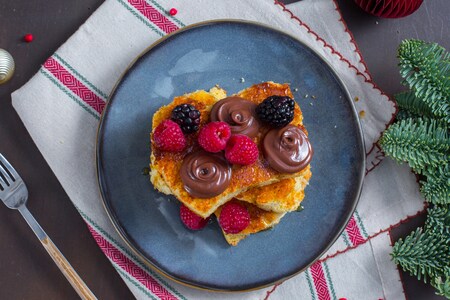 Pandoro French toast with Nutella®
