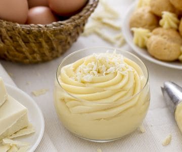 White chocolate pastry cream