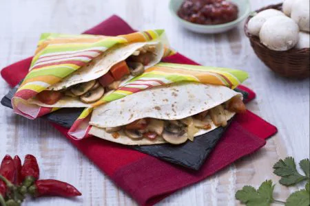 Mushroom Quesadillas