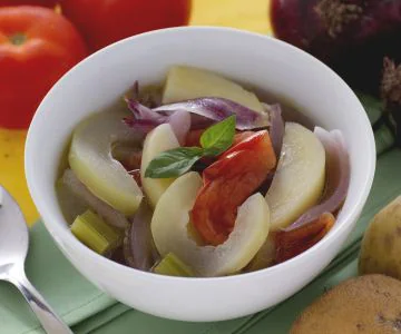 Summer vegetable soup
