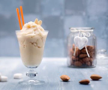 Almond granita