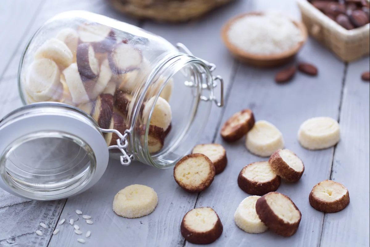 Diamantini (cookies) with rice flour