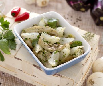 Baked Eggplants and Onions