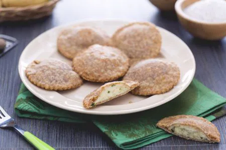 Tirtlan with potatoes and ricotta