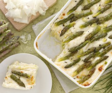 Asparagus and Raspadura Lasagna