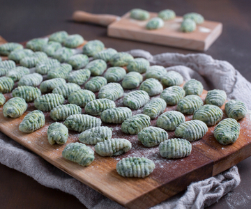 Green gnocchetti