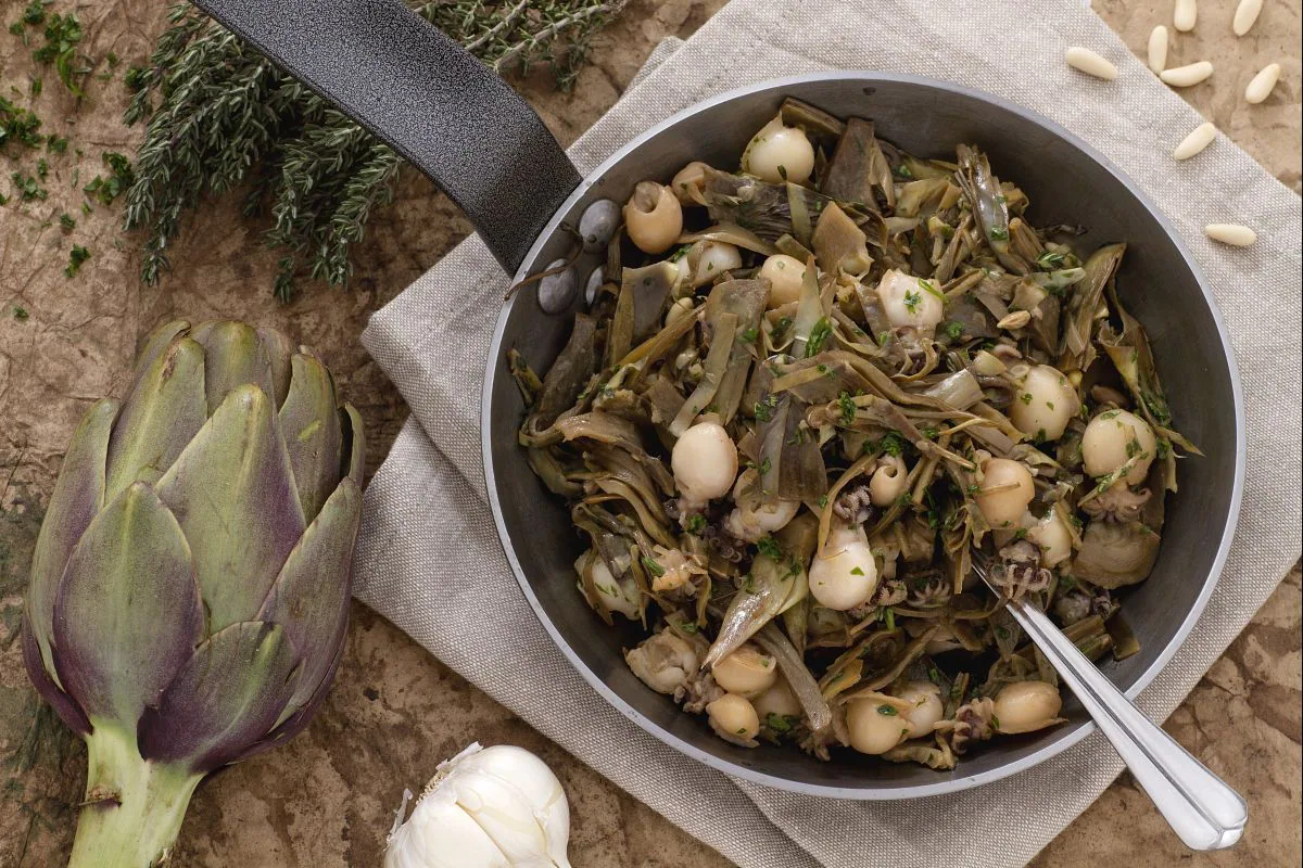 Cuttlefish with Artichokes