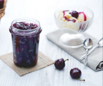 Cherry and Vanilla Compote