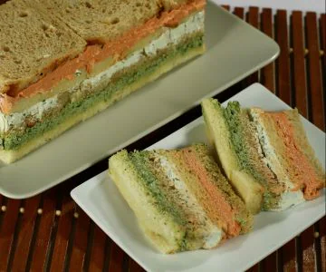Three-flavor Sandwich