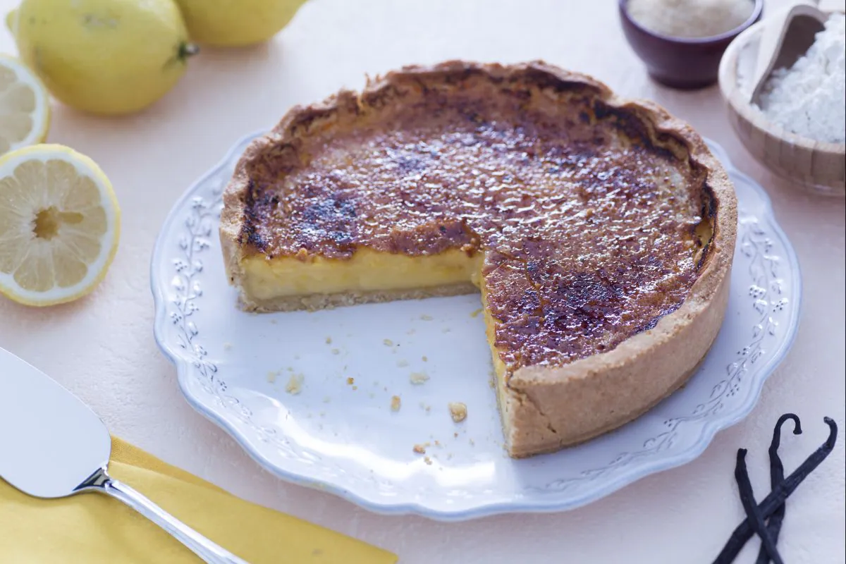 Lemon Brûlée Cake
