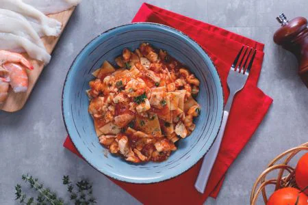 Maltagliati with Fish Ragù