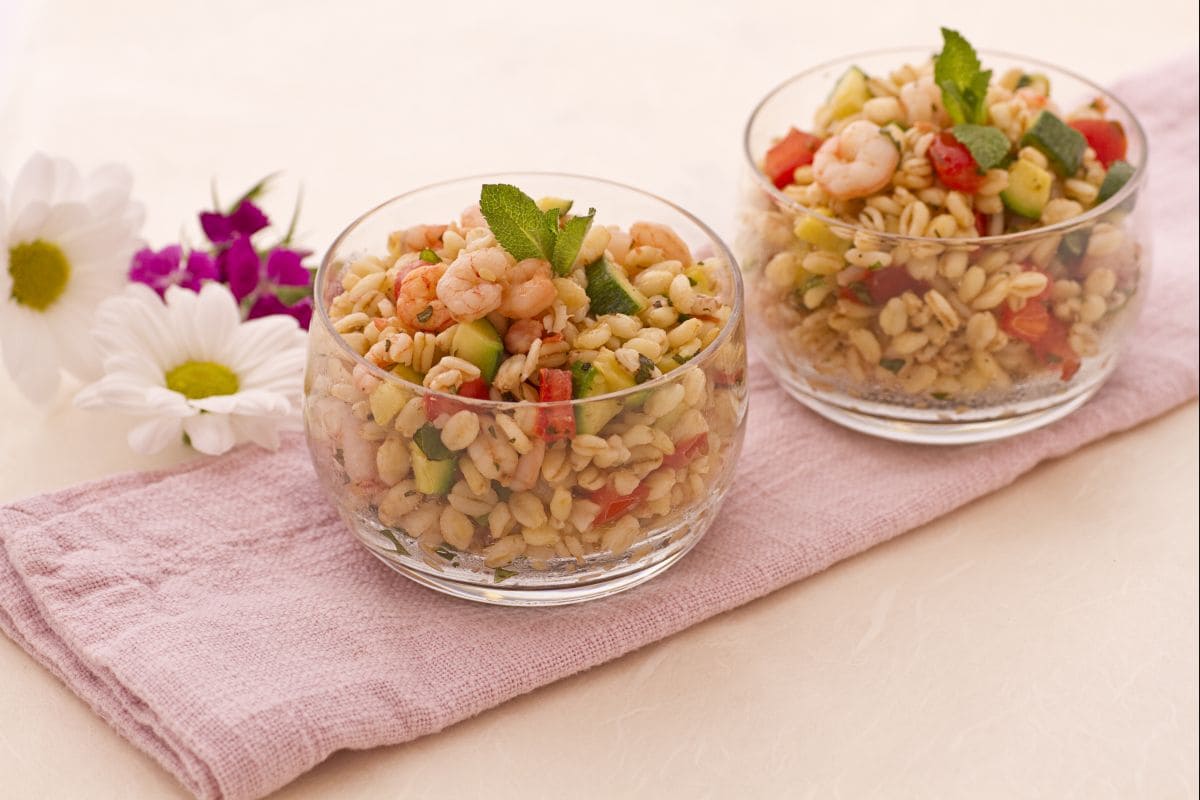 Mint-scented grains