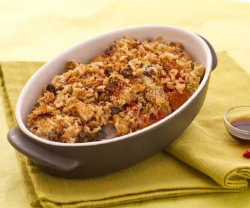 Gratinated Rice with Vegetables