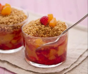 Peach Crumble