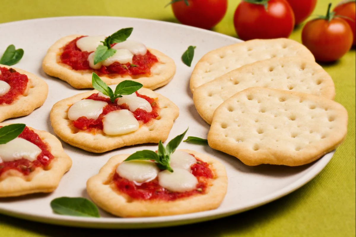 Tomato and Mozzarella Flatbreads