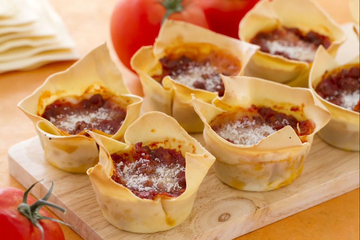 Lasagne cupcake