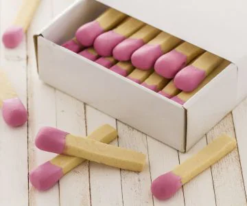 Matchstick cookies