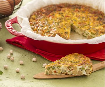 Baked Chickpea Omelette