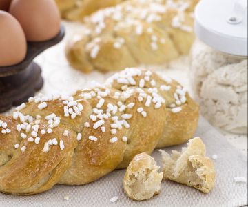 Braids with Sourdough Starter