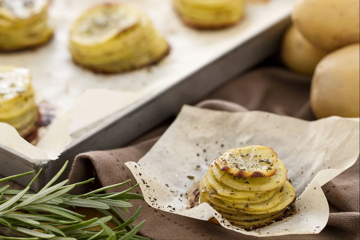 Roasted Potato Towers