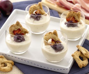 Cauliflower cream with torcello