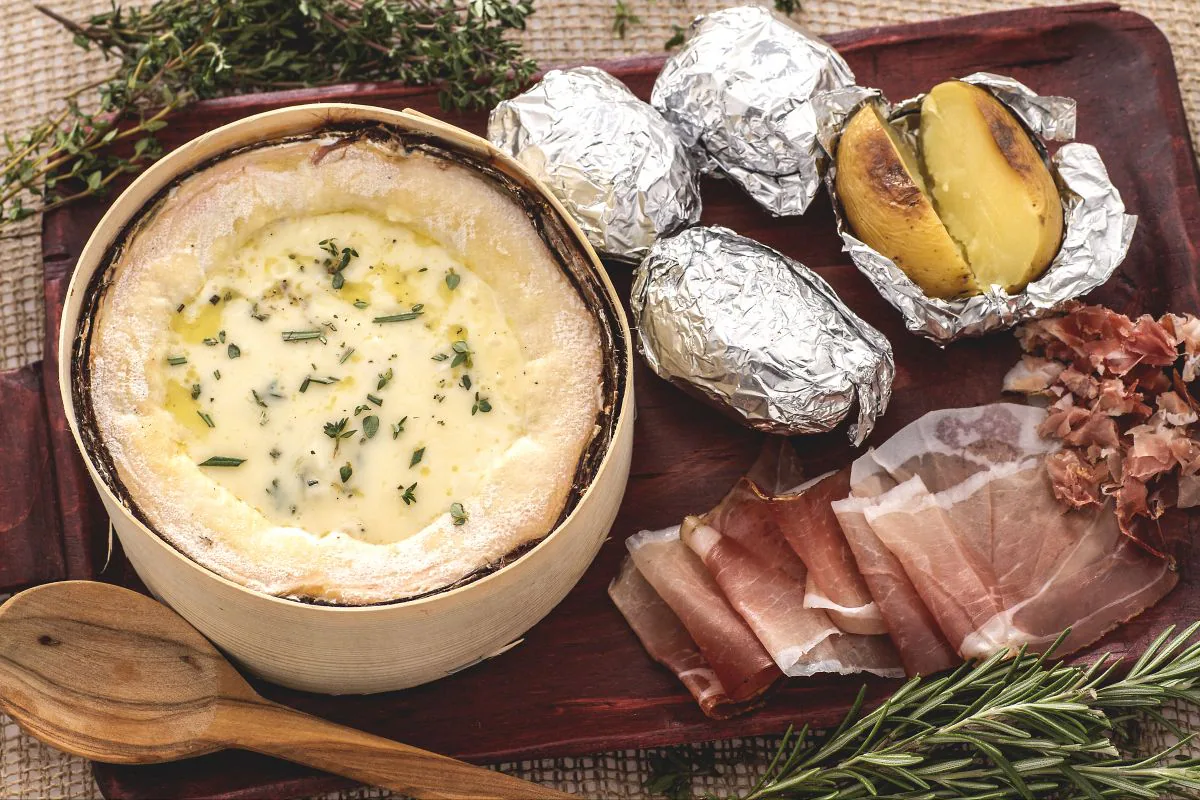 Baked Vacherin with Herbs